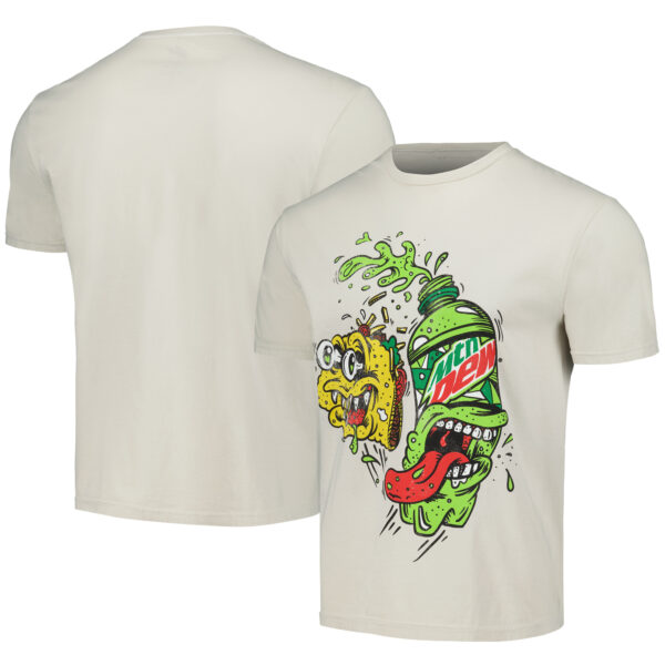 Men's Natural Mountain Dew Taco Graphic T-Shirt - Image 5