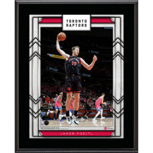Jakob Poeltl Toronto Raptors 10.5" x 13" Sublimated Player Plaque