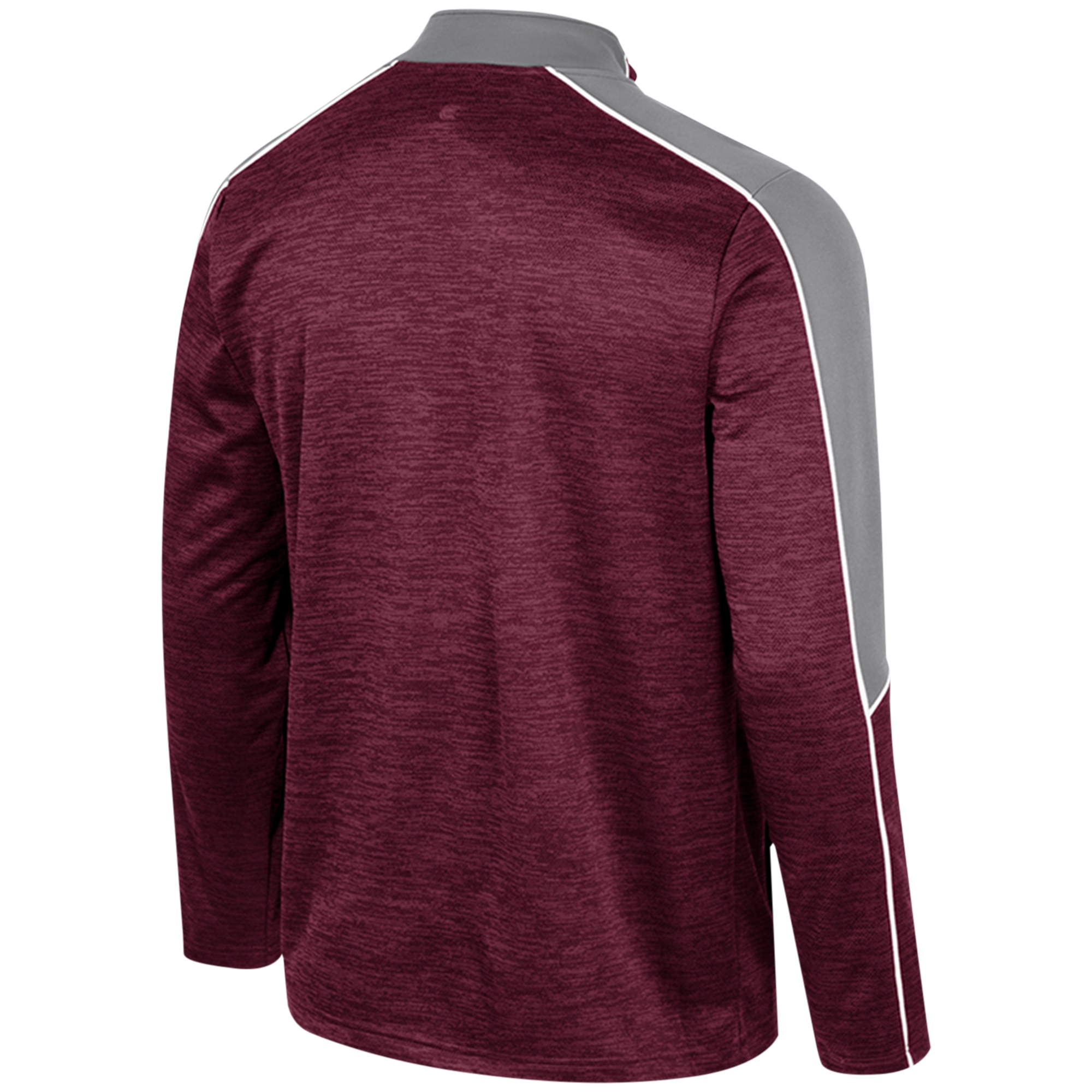Men's Colosseum Maroon Texas A&M Aggies Marled Half-Zip Jacket - Image 7