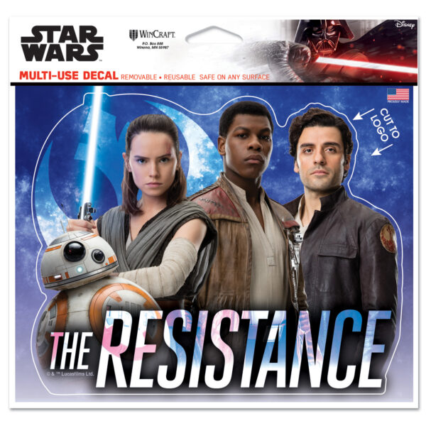 WinCraft The Resistance Star Wars 5" x 6" Multi-Use Decal