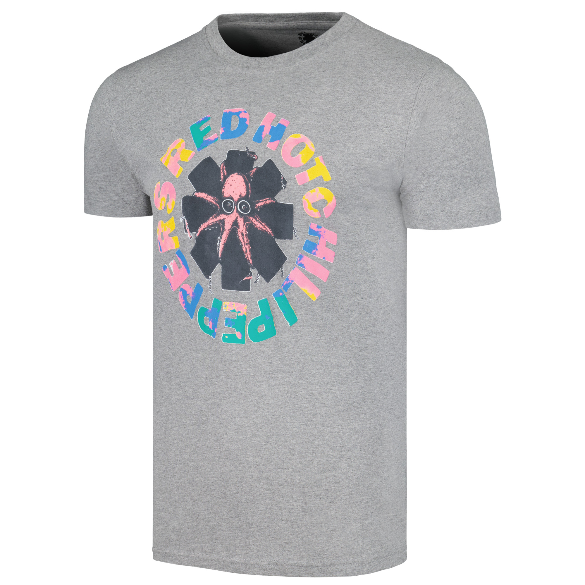 Unisex Gray Red Hot Chili Peppers Octopus T-Shirt - Image 6