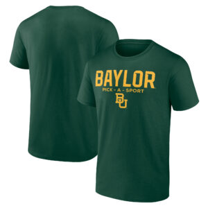 Men's Fanatics Green Baylor Bears Authentic Pick-A-Sport T-Shirt