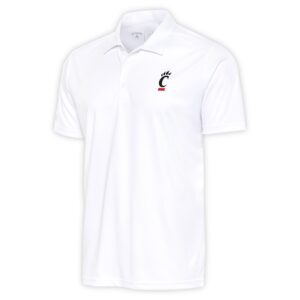Men's Antigua  White Cincinnati Bearcats Tribute Polo