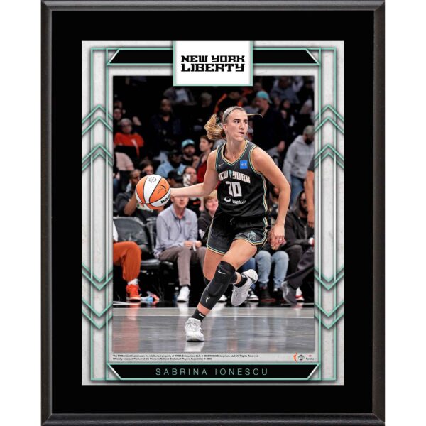 Sabrina Ionescu New York Liberty 10.5" x 13" Sublimated Player Plaque
