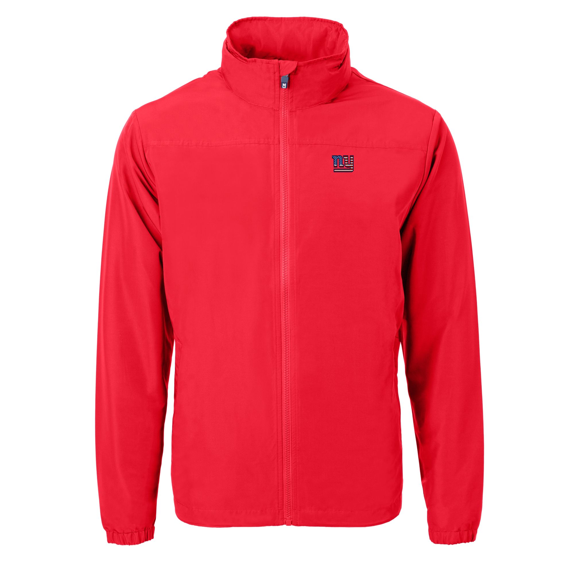 Men's Cutter & Buck Red New York Giants Charter Eco Recycled Full-Zip Jacket - Image 6