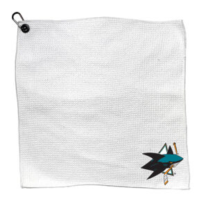 San Jose Sharks 15" x 15" Microfiber Golf Towel