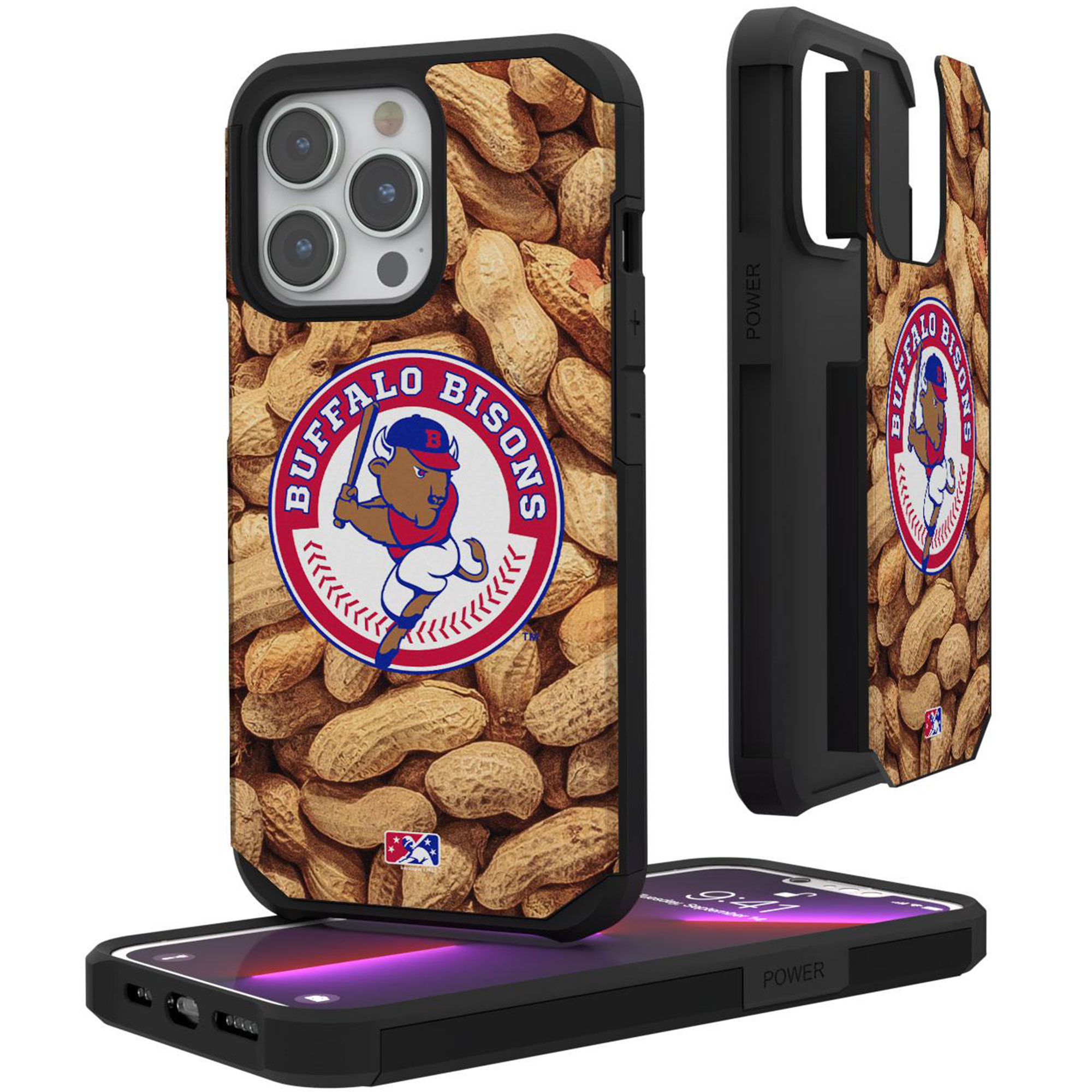 Keyscaper Buffalo Bisons iPhone Peanut Rugged Case
