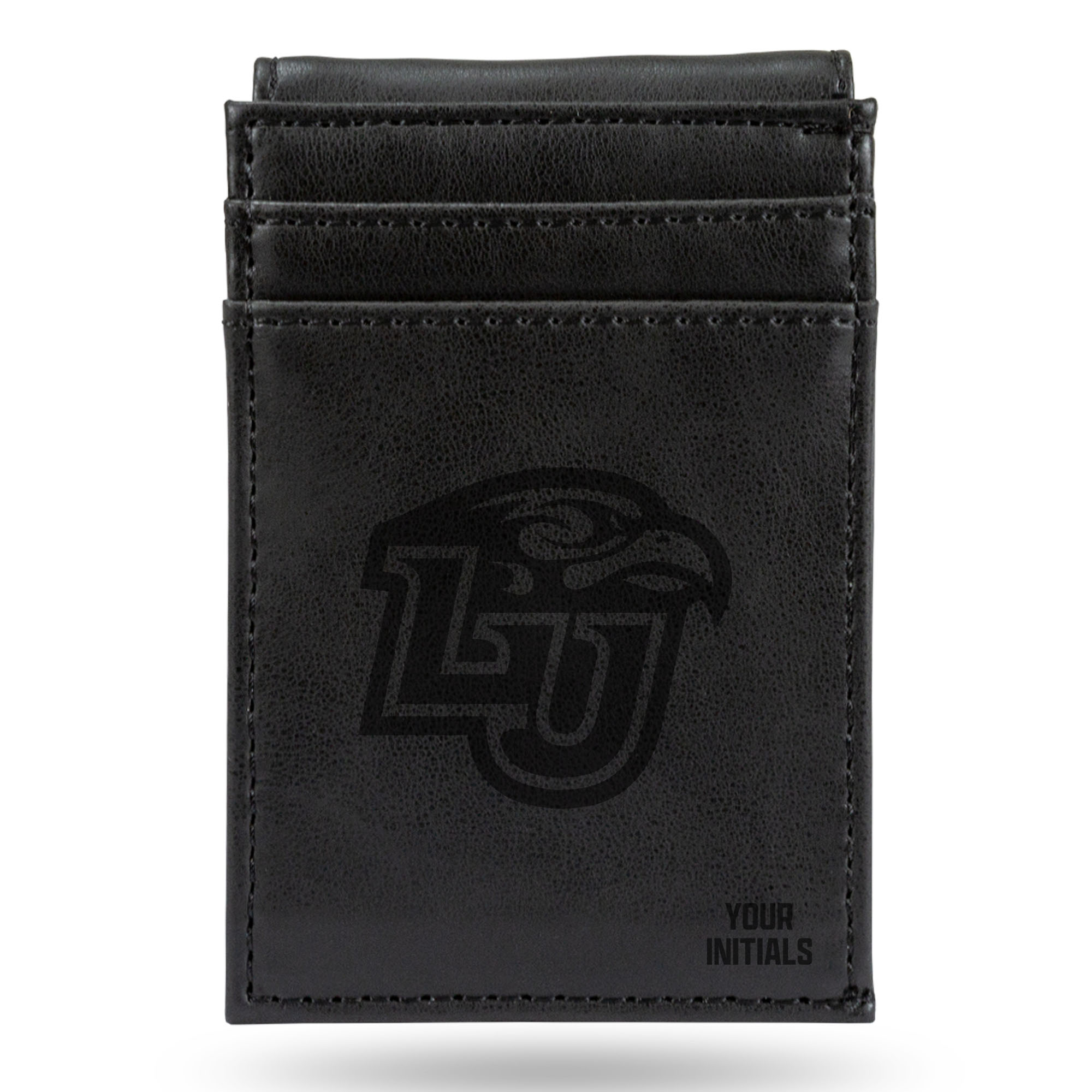Black Liberty Flames Personalized Front Pocket Wallet