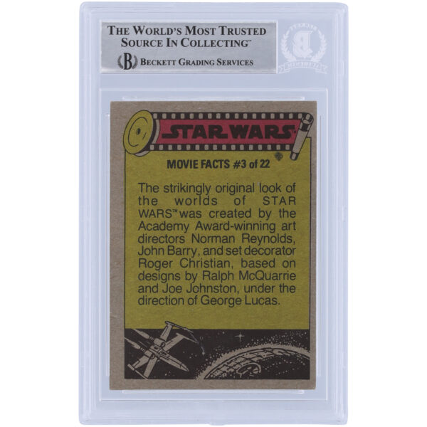 Stuart Freeborn Autographed 1977 Topps Star Wars #286 BAS Authenticated Card - Image 6