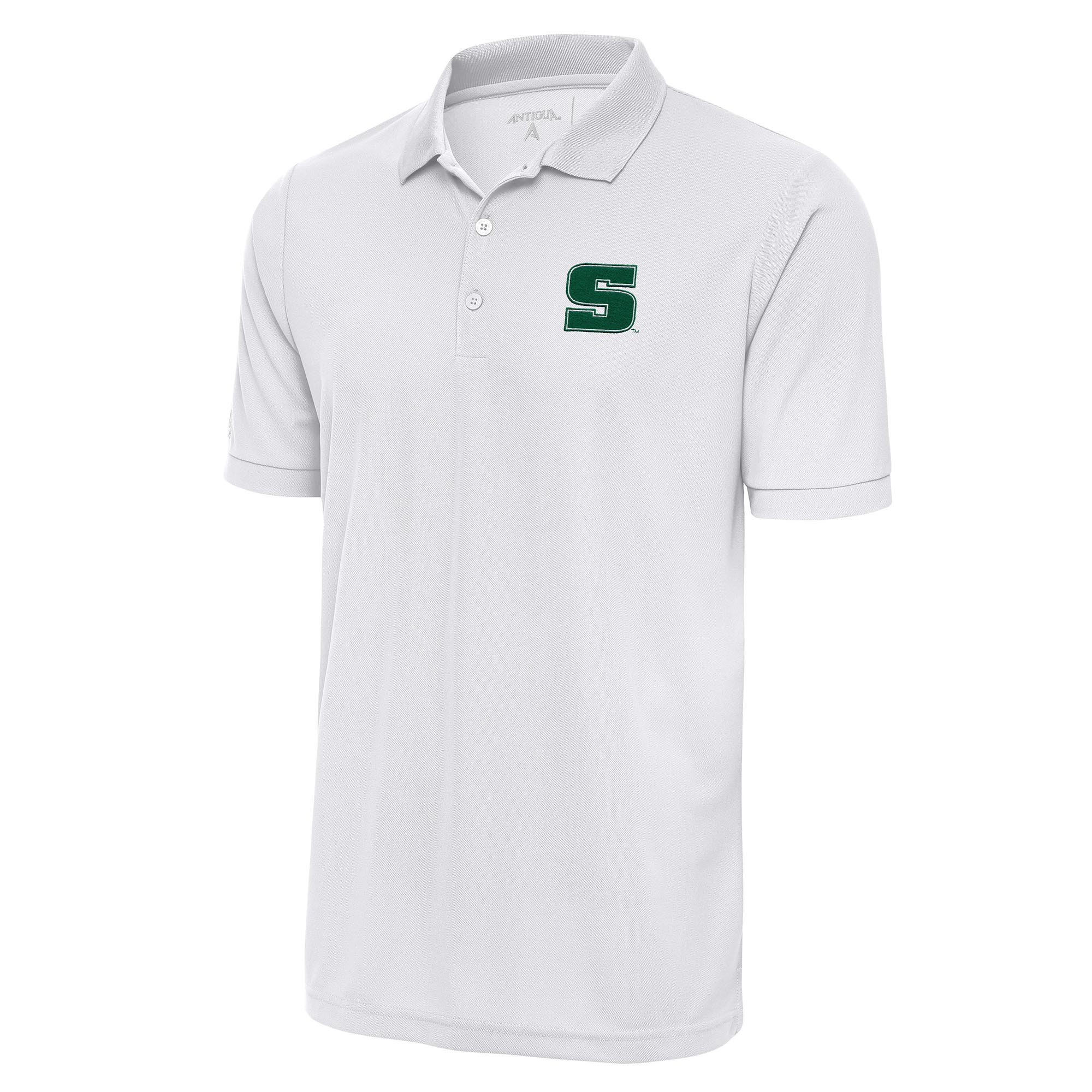 Men's Antigua White Slippery Rock Pride Legacy Pique Polo