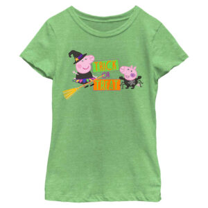 Girls Youth Mad Engine  Green Peppa Pig T-Shirt
