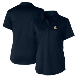Women's  Cutter & Buck  Navy Frisco RoughRiders Prospect Textured Stretch Polo