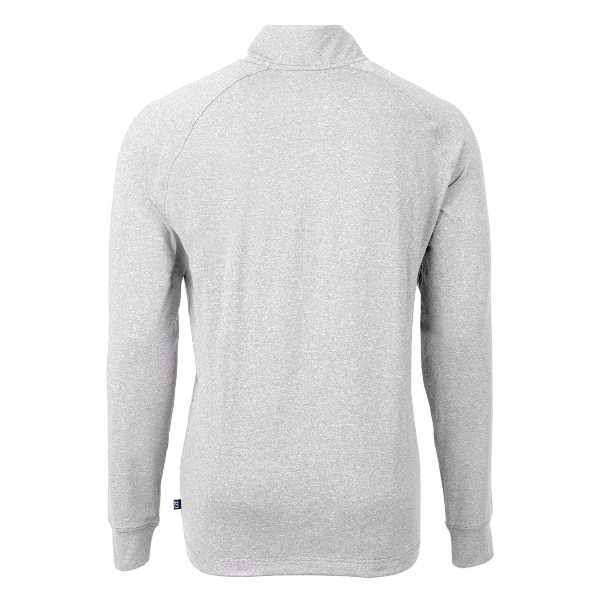 Men's Cutter & Buck Heather Gray Birmingham Barons Adapt Eco Knit Heather Big & Tall Quarter-Zip Pullover Top - Image 7