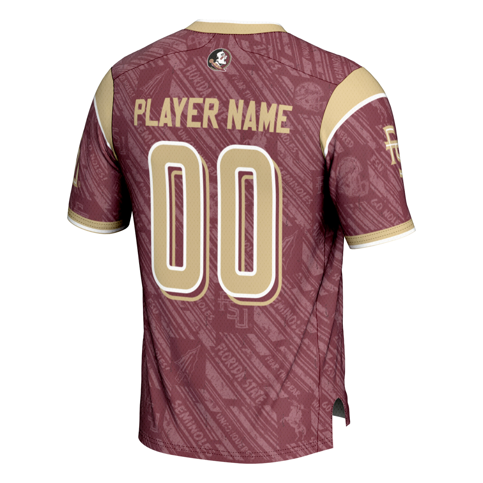 Youth GameDay Greats Garnet Florida State Seminoles Highlight Print NIL Pick-A-Player Football Jersey - Image 10