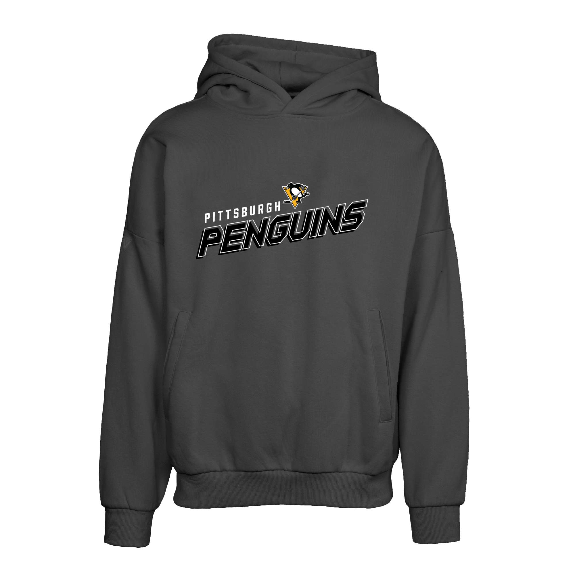 Men's Levelwear Black Pittsburgh Penguins Contact Premier 2.0 Pullover Hoodie