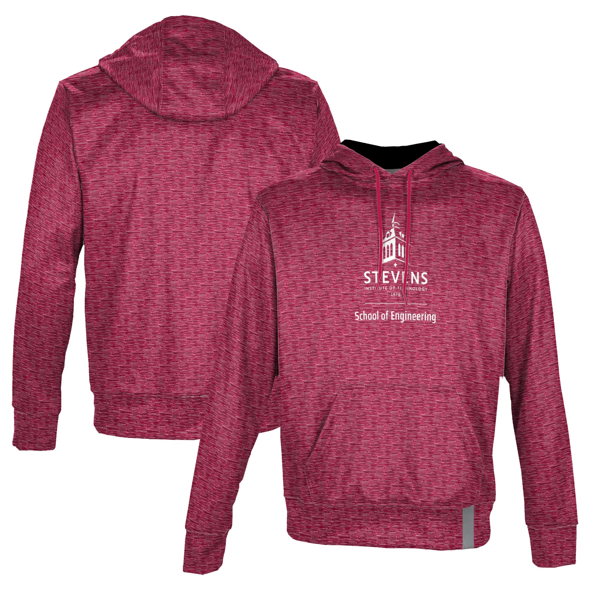 Men's ProSphere Red Stevens Institute of Technology Ducks School of Engineering Pullover Hoodie