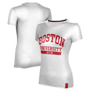 Women's ProSphere White Boston University Mom T-Shirt