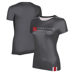 Women's ProSphere Heather Gray Boston University Chobanian & Avedisian School of Medicine T-Shirt