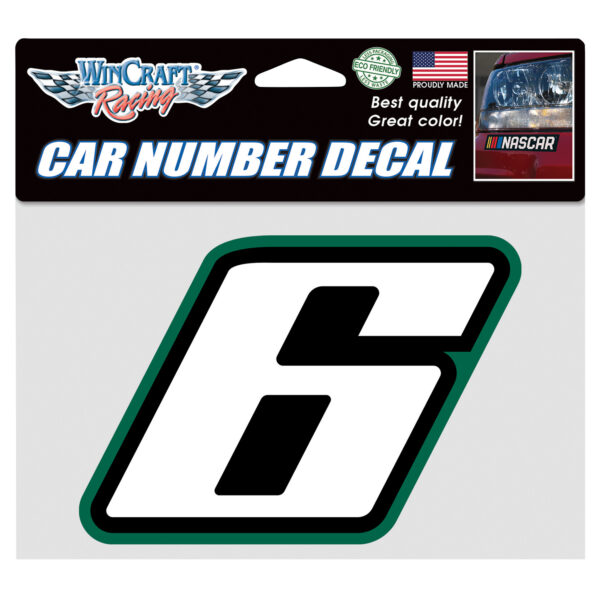 WinCraft Brad Keselowski Number Decal