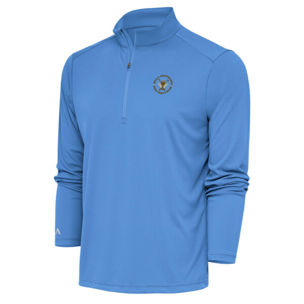 Men's 2024 U.S. Adaptive Open  Antigua Powder Blue Tribute Quarter-Zip Top