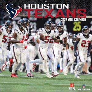 Houston Texans 2024-2025 12” x 12” Team Wall Calendar