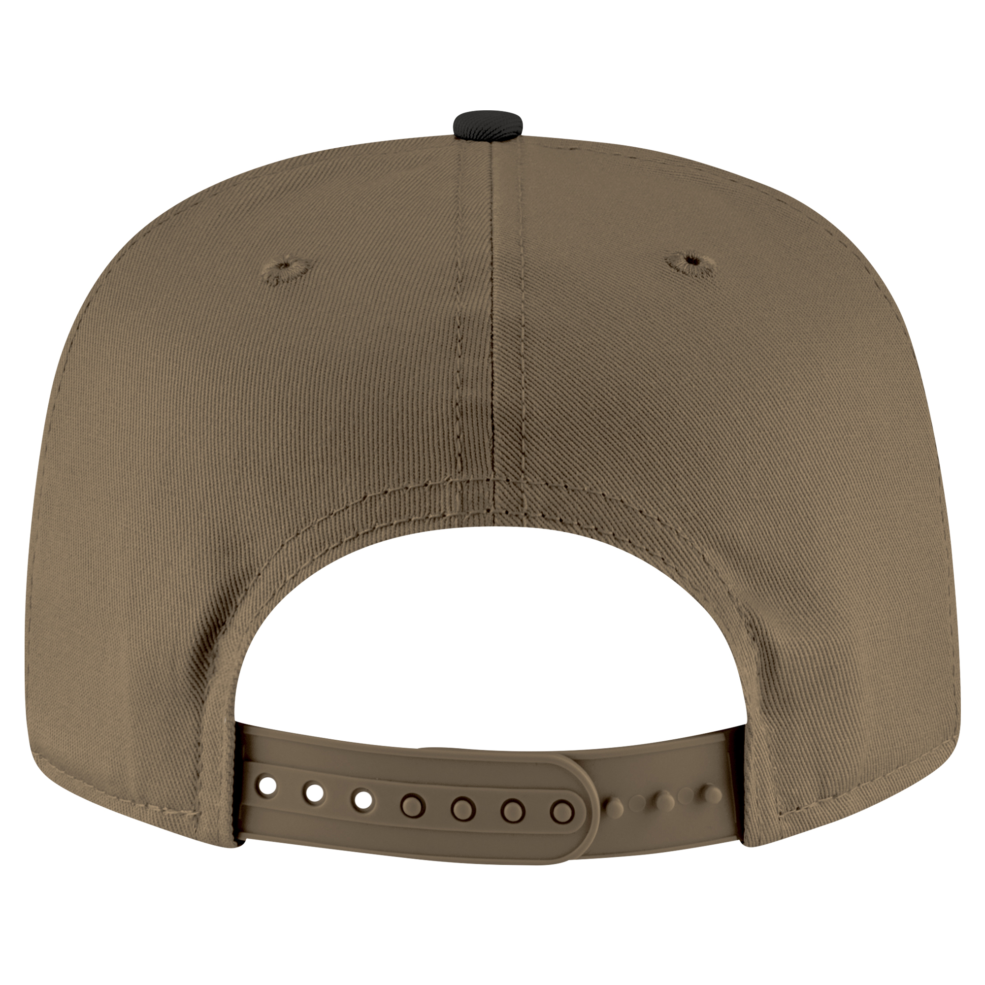 Men's New Era Khaki/Black Miami Marlins Golfer Snapback Hat - Image 5