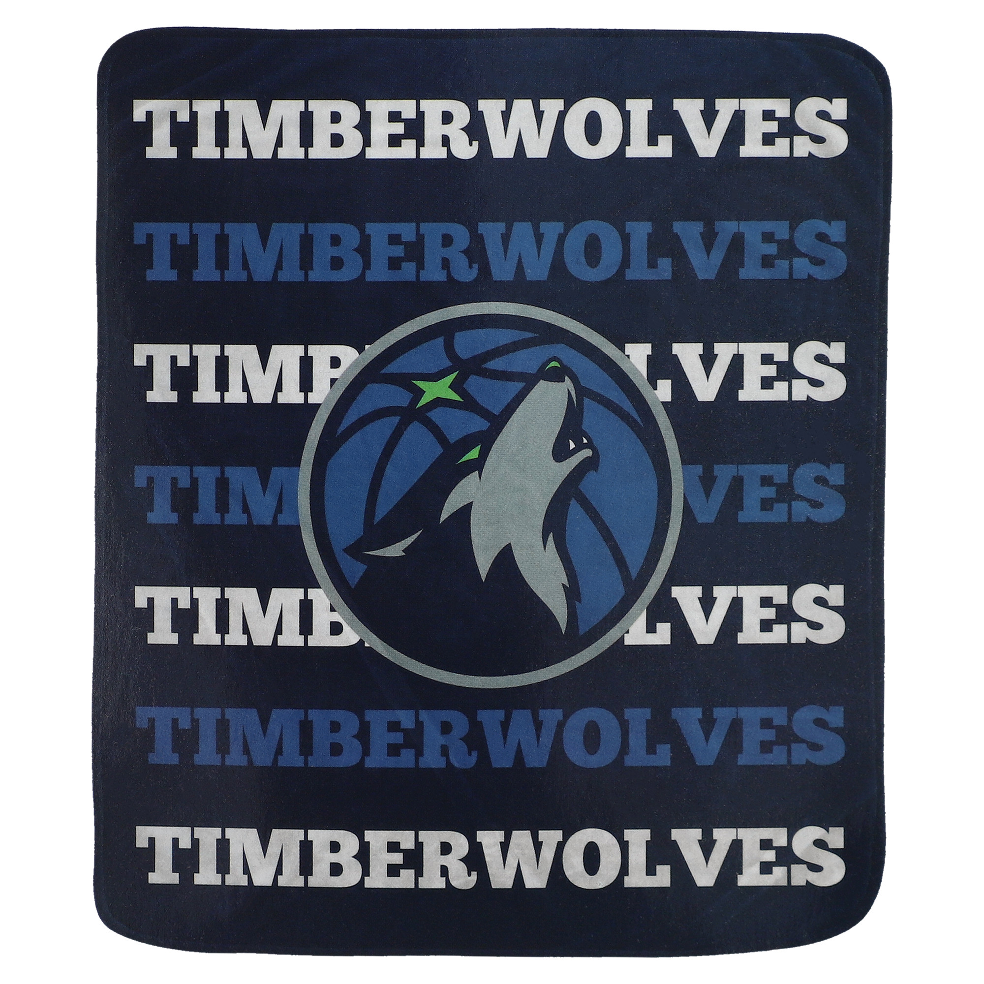 Pegasus Minnesota Timberwolves 60'' x 70'' Logo Wordmark Plush Blanket