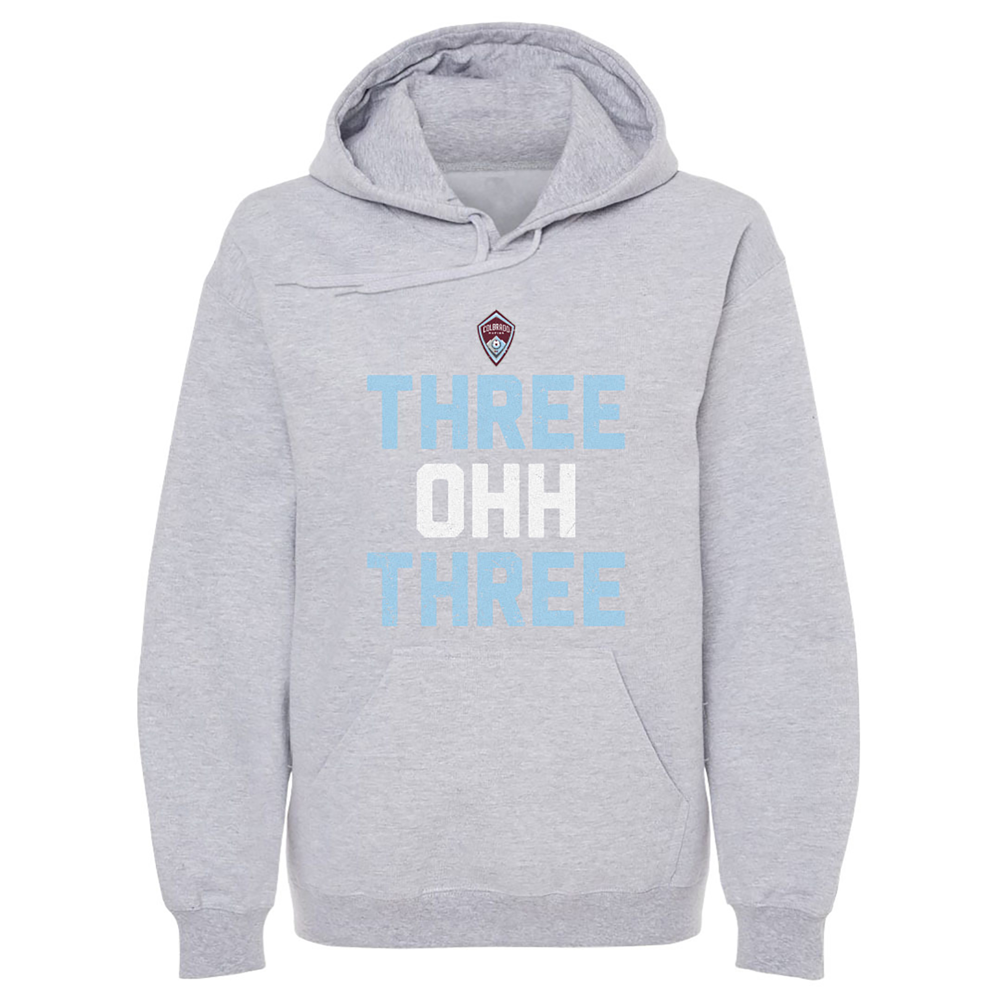 Men's 500 Level Gray Colorado Rapids Pullover Hoodie