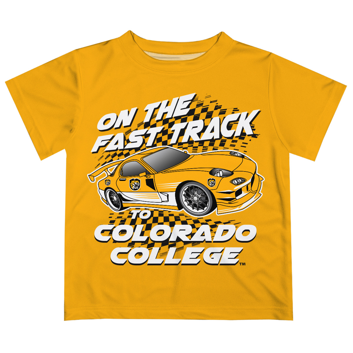 Toddler Vive La Fete Gold Colorado College Tigers Fast Track T-Shirt