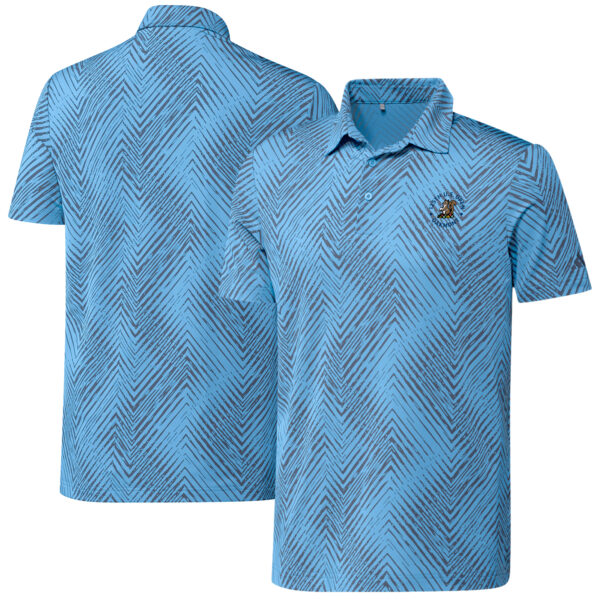 Men's 2025 U.S. Open adidas Blue Ultimate 365 All-Over Print Polo