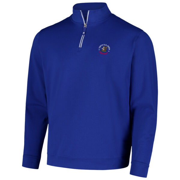 Men's 2025 U.S. Open FootJoy Blue Approach Quarter-Zip Sweatshirt - Image 7