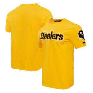 Men's Pro Standard Gold Pittsburgh Steelers Classic Chenille T-Shirt