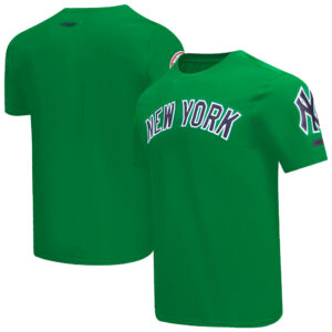 Men's Pro Standard Green New York Yankees Classic Chenille T-Shirt