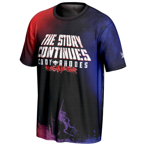 Youth ProSphere Black Cody Rhodes The Story Continues T-Shirt - Image 3