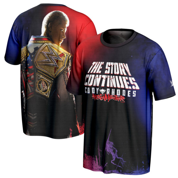 Youth ProSphere Black Cody Rhodes The Story Continues T-Shirt