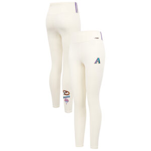 Women's Pro Standard Cream Arizona Diamondbacks Retro Classic Tri-Blend Leggings