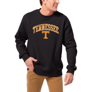 Men's League Collegiate Wear Graphite Tennessee Volunteers Essentials 2.0 Fleece Pullover Sweatshirt
