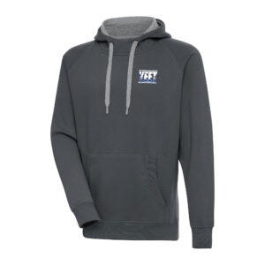 Men's Antigua Charcoal Jey Uso Victory Raglan Pullover Hoodie