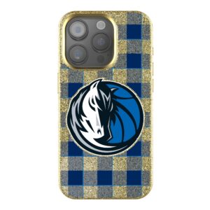 Keyscaper Dallas Mavericks Plaid Bling iPhone Case