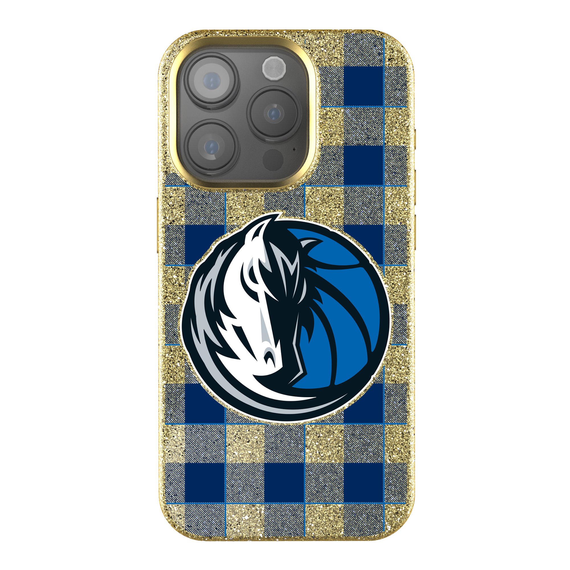 Keyscaper Dallas Mavericks Plaid Bling iPhone Case