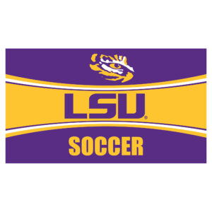 LSU Tigers 28" x 16" Soccer Trapper Door Mat