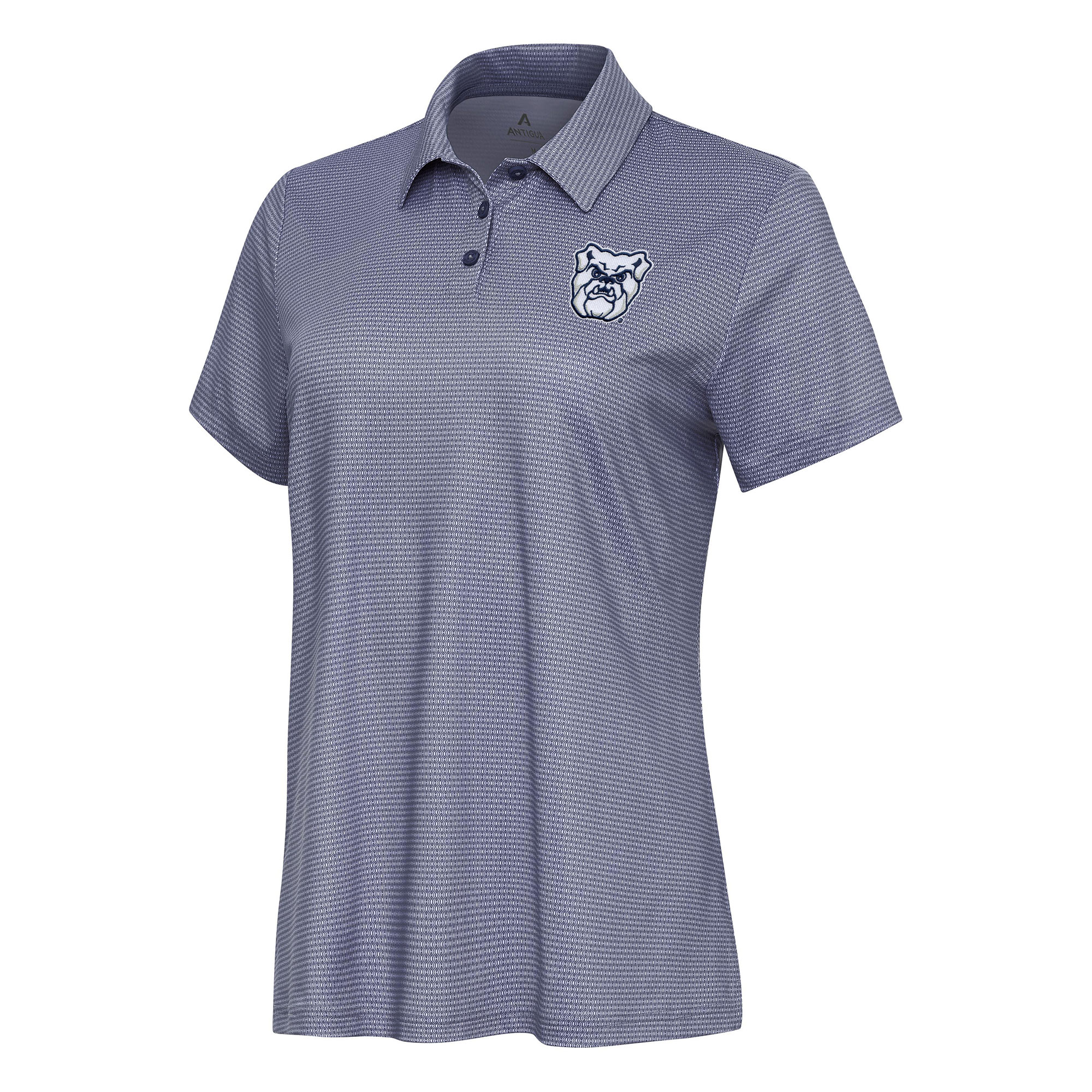 Women's Antigua White/Navy Butler Bulldogs Rings Polo
