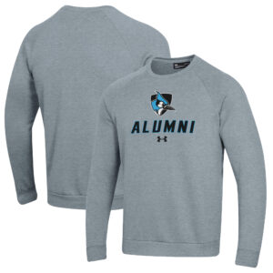 Men's Under Armour Gray Johns Hopkins Blue Jays Alumni Rival Fleece Pullover Sweatshirt