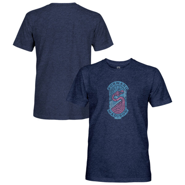 Men's 1863FC  Navy Forward Madison FC Vintage Tri-Blend T-Shirt