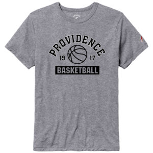 Men's League Collegiate Wear Heather Gray Providence Friars Basketball Team Arch Victory Falls Tri-Blend T-Shirt