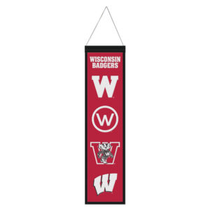 WinCraft Wisconsin Badgers 8" x 32" Evolution Banner