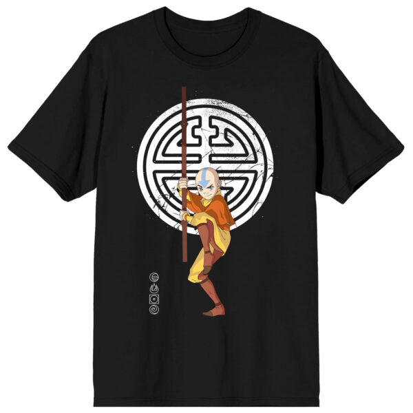 Unisex BIOWORLD Black Avatar: The Last Airbender T-Shirt