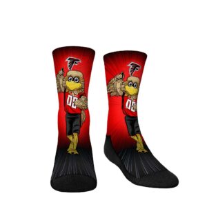 Youth Rock Em Socks Atlanta Falcons Mascot Pump Up Crew Socks
