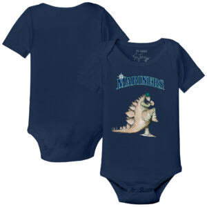 Infant Tiny Turnip Navy Seattle Mariners Stega Bodysuit