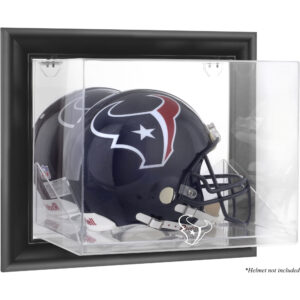 Houston Texans Black Framed Wall-Mountable Helmet Display Case
